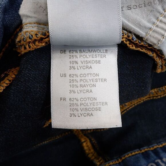 Articles of Society Jeans Womens Size 29 Skinny Distressed Blue Measures 29x26.5 - Picture 10 of 14